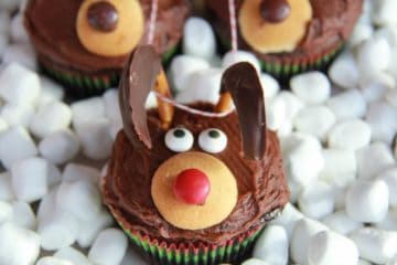Chocolate Reindeer Cupcakes