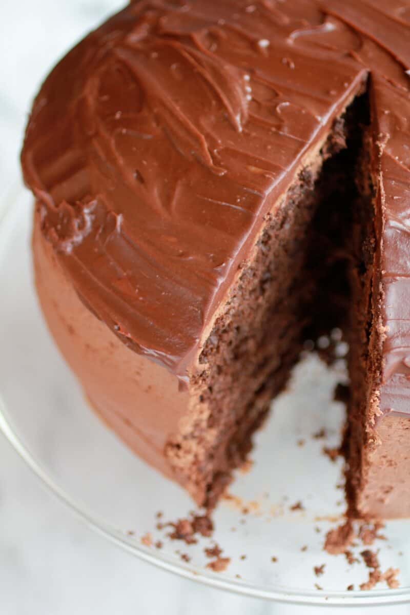 Chocolate lovers chocolate cake-4