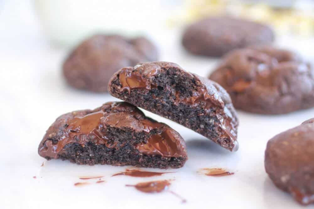 Dark Chocolate Coconut Mudslide Cookies-15