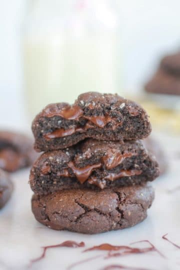 Dark Chocolate Coconut Mudslide Cookies