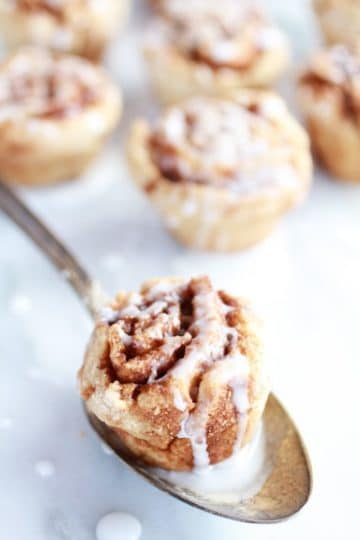 Whole Wheat 30 Minute Mini Cinnamon Buns…and they’re healthy!