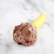Chocolate Peanut Butter Swirl Fudge Brownie Ice Cream