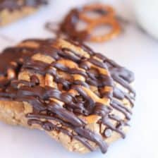 Ridiculously Easy No-Bake Peanut Butter Pretzel Cookies