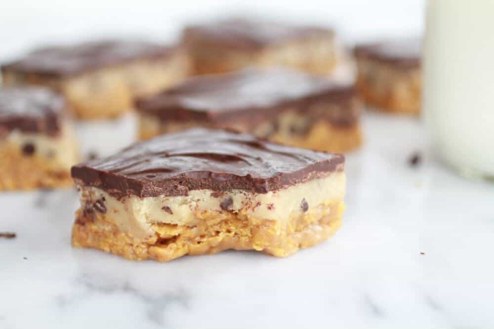 Skinny Chocolate Chip Cookie Dough Special K-Bars-12