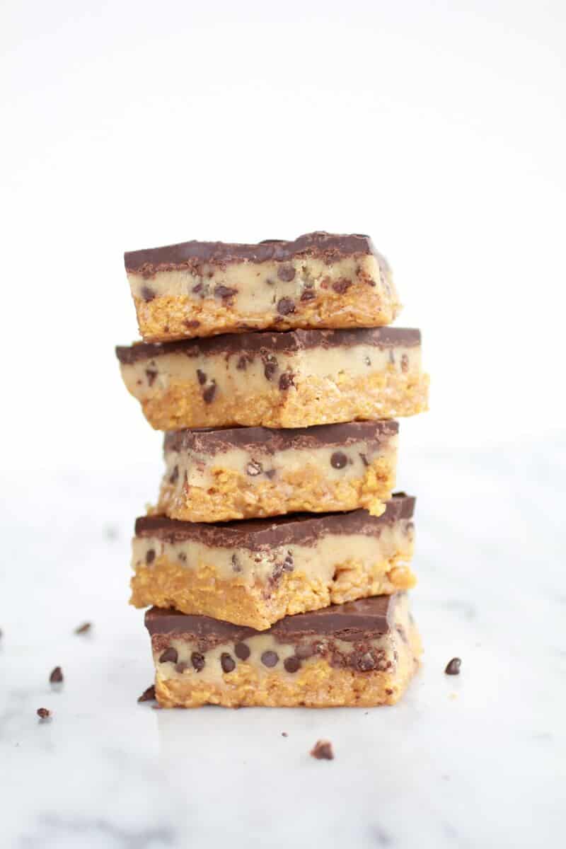 Skinny Chocolate Chip Cookie Dough Special K-Bars-7