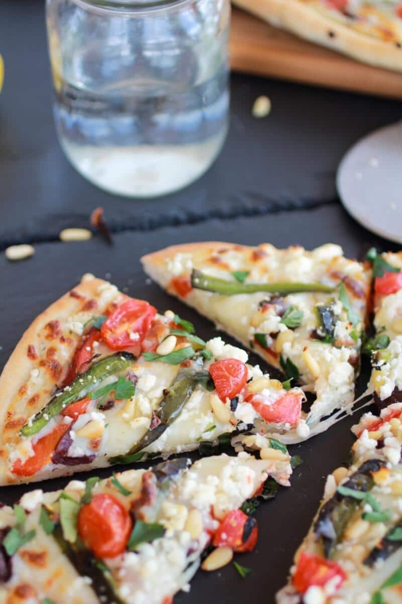 Whipped Feta and Roasted Jalapeño Greek Pizza https://dev.halfbakedharvest.com/