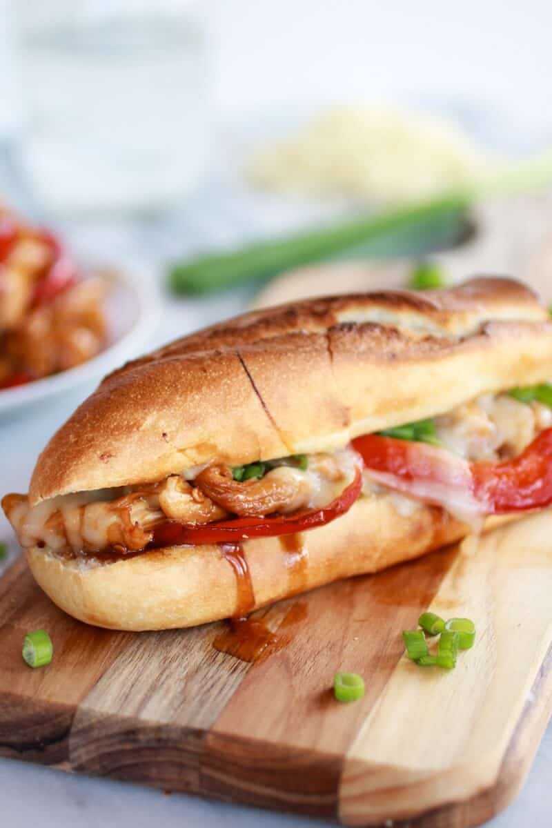 Teriyaki Chicken Sub Sandwiches | https://dev.halfbakedharvest.com/