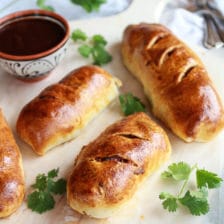 Caramelized Onion and BBQ Chicken Strombolis