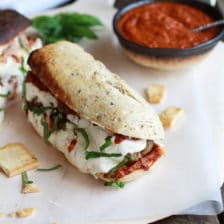 Easy Burrata Cheese Stuffed Spicy Meatball Subs
