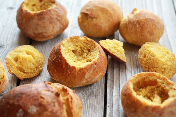Super Easy Crusty No-Knead Pumpkin Bread Bowls | halfbakedharvest.com