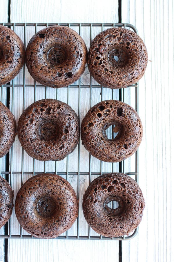 Vegan Gooey Chocolate Doughnuts | halfbakedharvest.com