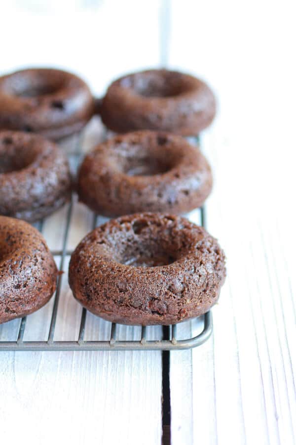 Vegan Gooey Chocolate Doughnuts | halfbakedharvest.com