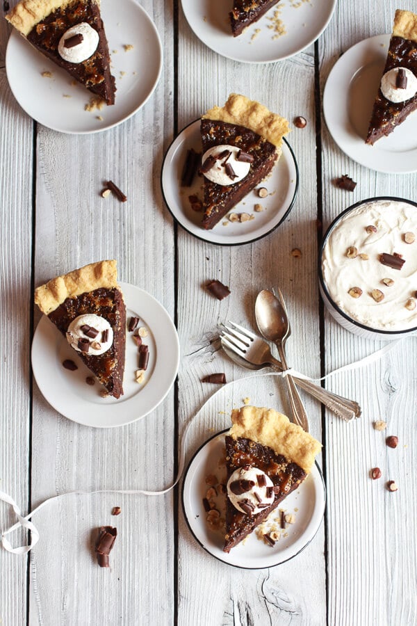 Fudge Brownie and Chocolate Liqueur Crème Brûlée Pie | halfbakedharvest.com