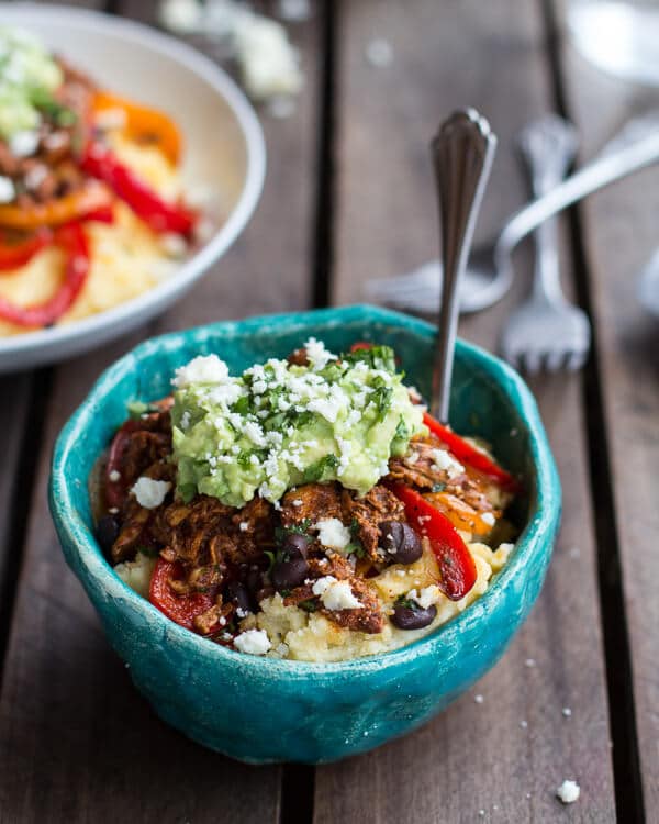 Easy Chicken Tamale Burrito Bowls | halfbakedharvest.com