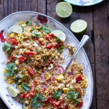 Summer Grilled Mexican Street Corn Quinoa Salad | halfbakedharvest.com @hbharvest