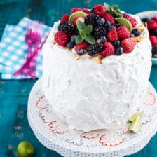 Fresh Watermelon Cake with Summer Berries + Links to inspire.