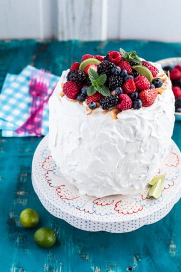 Fresh Watermelon Cake with Summer Berries + Links to inspire.
