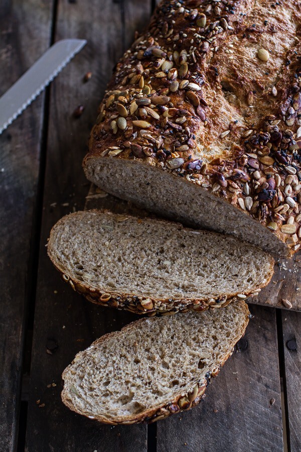 Seeded Whole Grain Breakfast Bread | halfbakedharvest.com @hbharvest