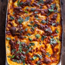Italian Quinoa Risotto Lasagna w/Truffle Oil.