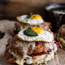 The Thanksgiving Leftovers Croque Madame.