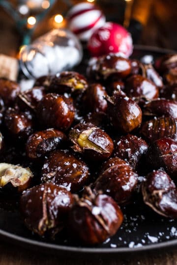 Salted Coffee Butter Roasted Chestnuts.