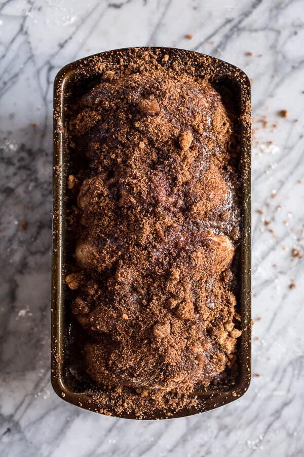 Cinnamon Crunch Bagel Loaf | halfbakedharvest.com @hbharvest 