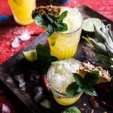 4-Ingredient Pineapple Lime Chelada (I made us a drink!) + Video.