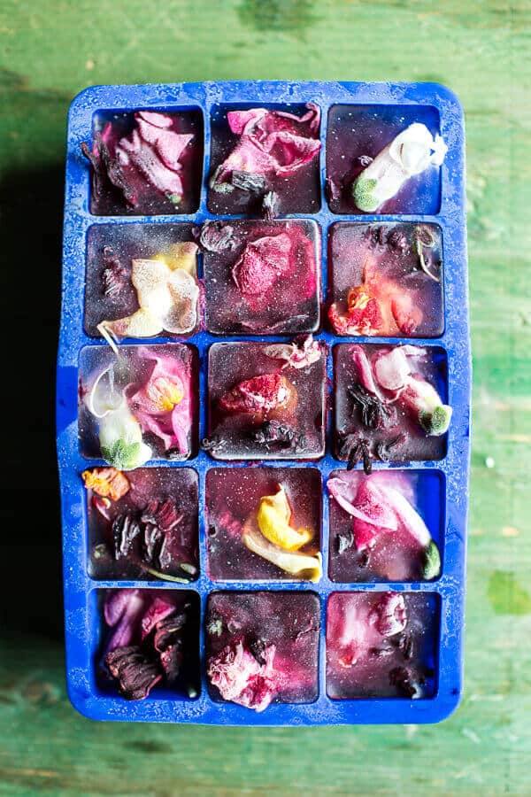 Hibiscus, lemongrass, Basil and Honey Sweet Iced Tea | halfbakedharvest.com @hbharvest