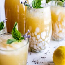 Lavender Basil Lemonade.