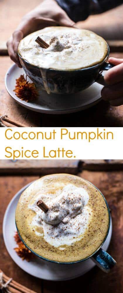 Coconut Pumpkin Spice Latte | halfbakedharvest.com @hbharvest
