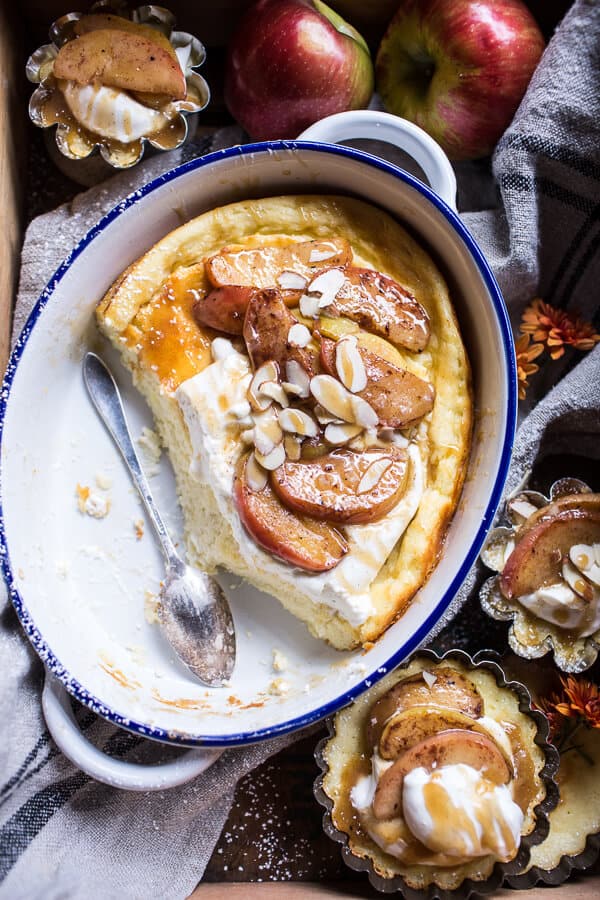 Easy Warm Swedish Caramel Apple Cheesecake | halfbakedharvest.com @hbharvest