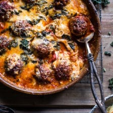 Simple Baked Italian Oregano Meatballs.