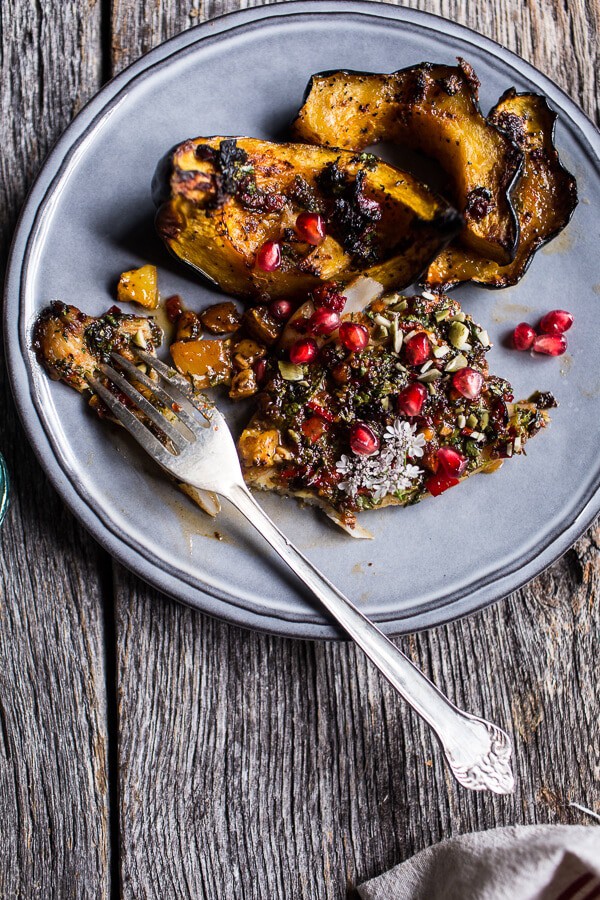 Slow Roasted Cod with Brown Sugar Pineapple Glazed Acorn Squash-12