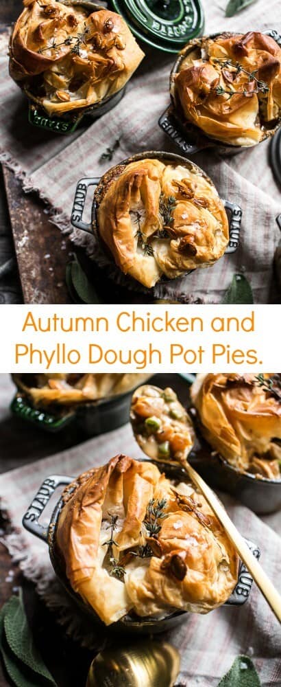 Autumn Chicken and Phyllo Dough Pot Pies | halfbakedharvest.com @hbharvest