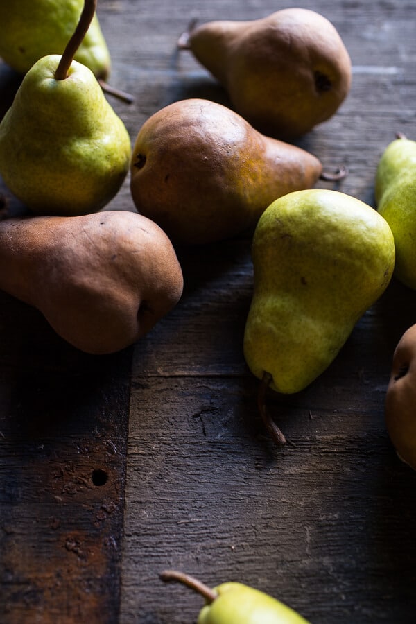 Caramelized Pear and Hazelnut Crumble Tart | halfbakedharvest.com @hbharvest