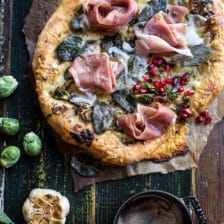 Charred Brussels Sprout Pizza with Browned Sage Butter + Video