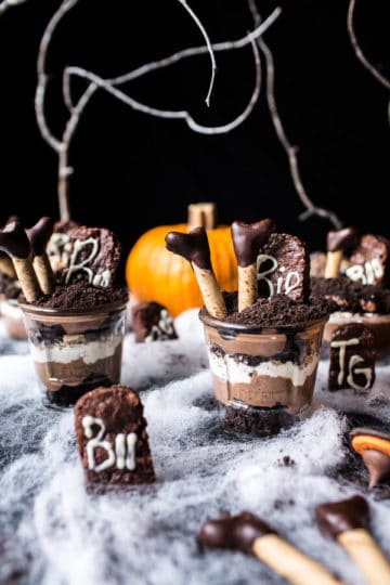 Deathly Chocolate Graveyard Cakes…Witches Beware.