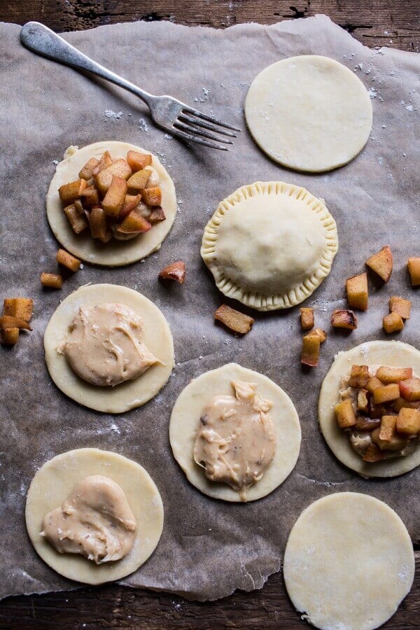 Caramelized Condensed Milk Mini Apple Pies | halfbakedharvest.com @hbharvest