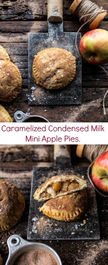 Caramelized Condensed Milk Mini Apple Pies | halfbakedharvest.com @hbharvest