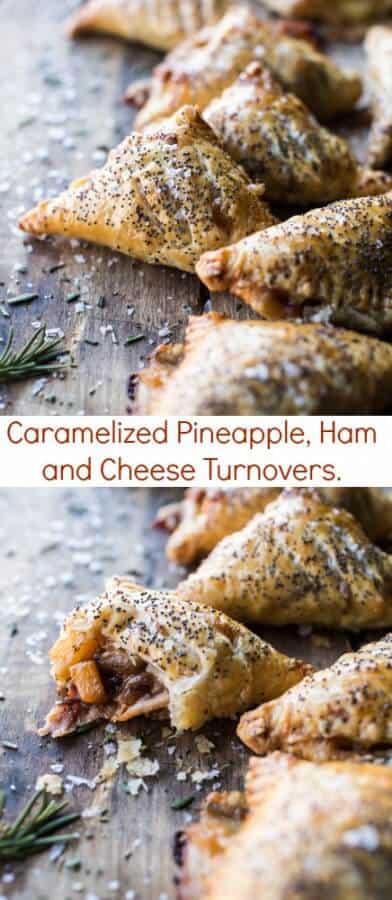 Caramelized Pineapple, Ham and Cheese Turnovers | halfbakedharvest.com @hbharvest