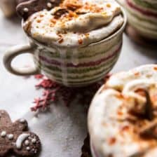Gingerbread Latte with Salted Caramel Sugar.