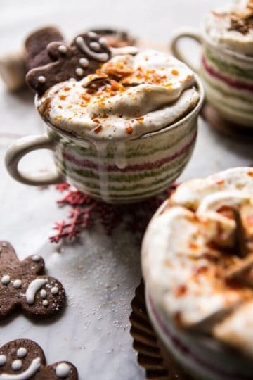 Gingerbread Latte with Salted Caramel Sugar.
