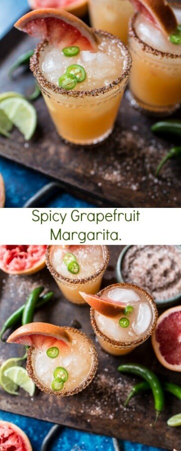Spicy Grapefruit Margarita | halfbakedharvest.com @hbharvest