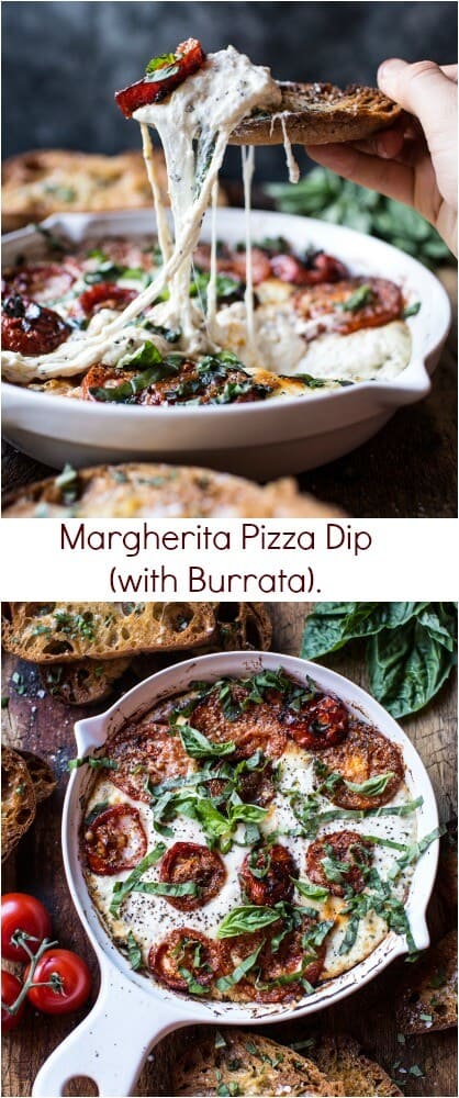 Margherita Pizza Dip (with Burrata) | halfbakedharvest.com @hbharvest