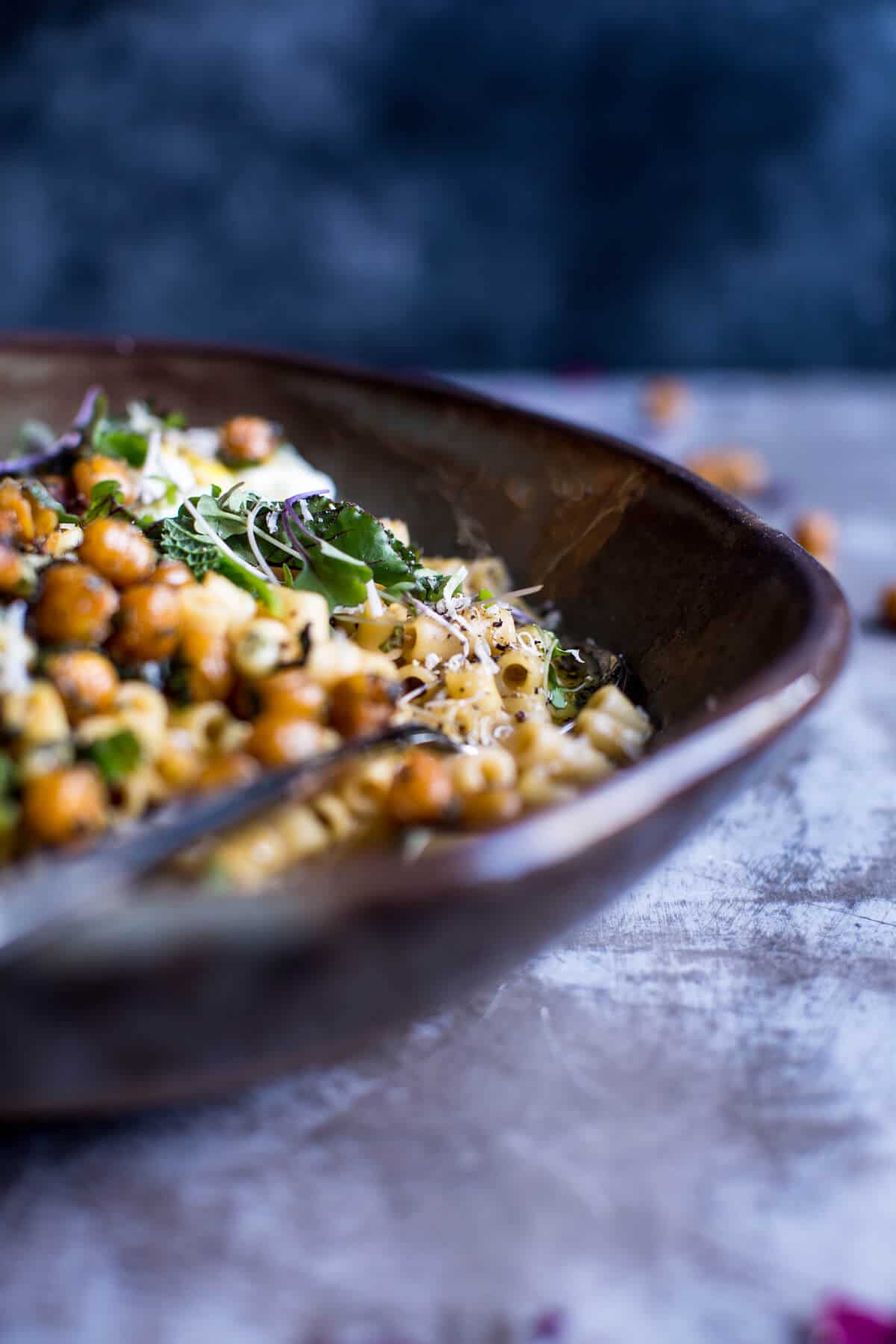 Quick + Simple Pasta “Risotto” with Herbed Roasted Chickpeas | halfbakedharvest.com @hbharvest