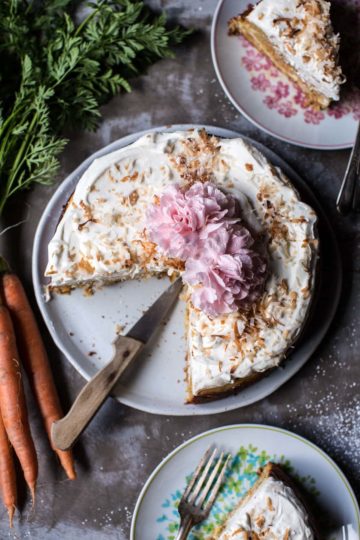 Coconut Carrot Cake Cheesecake.