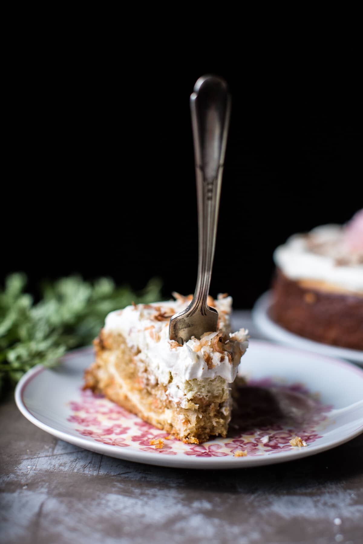 Coconut Carrot Cake Cheesecake | halfbakedharvest.com @hbharvest