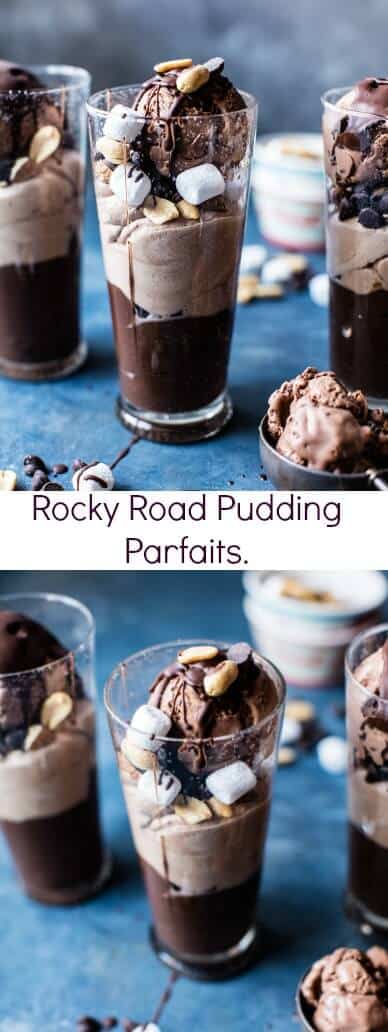 Rocky Road Pudding Parfaits | halfbakedharvest.com @hbharvest