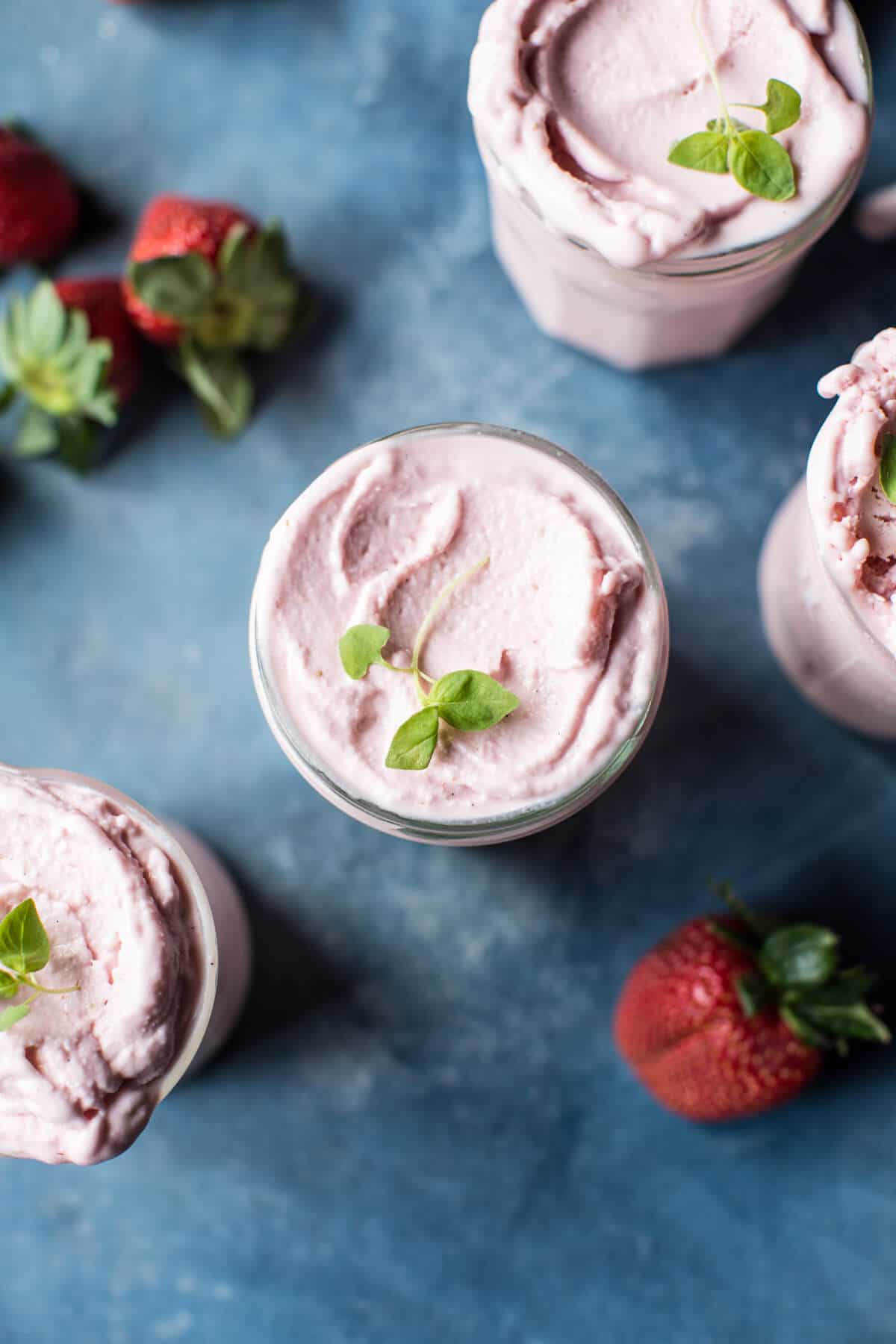 Strawberry Rosehip Frozen Yogurt | halfbakedharvest.com @hbharvest