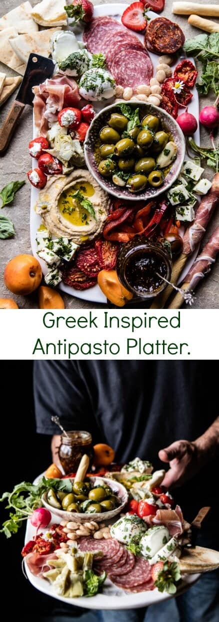 Greek Inspired Antipasto Platter | halfbakedharvest.com @hbharvest